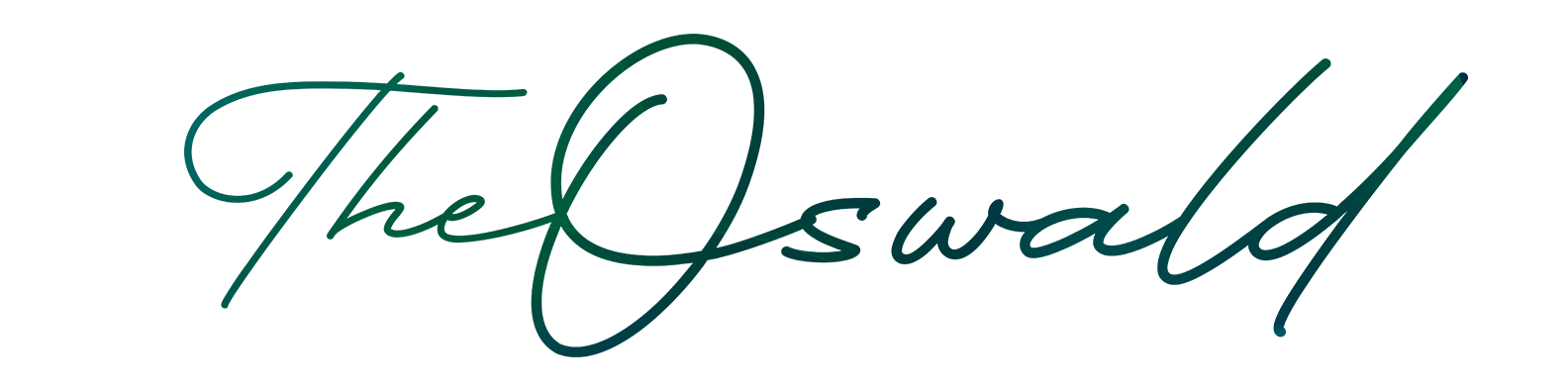 theoswald logo green gradient